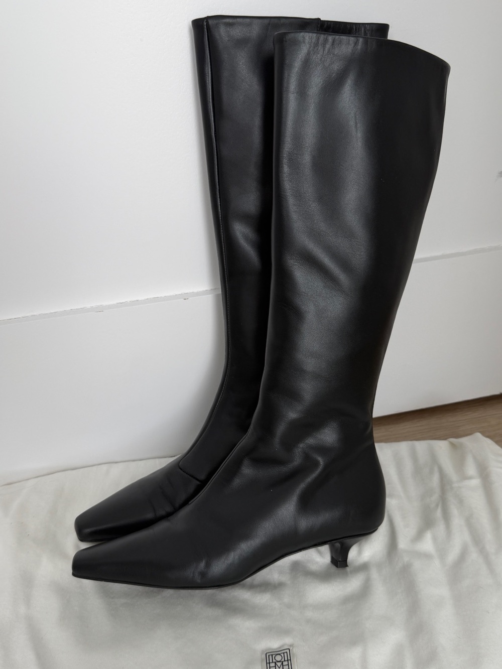 Black Knee-High Toteme Boots